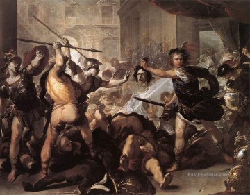 barock barock barocken Ölbilder verkaufen - Perseus Kampf Phineus und seine Gefährten Barock Luca Giordano